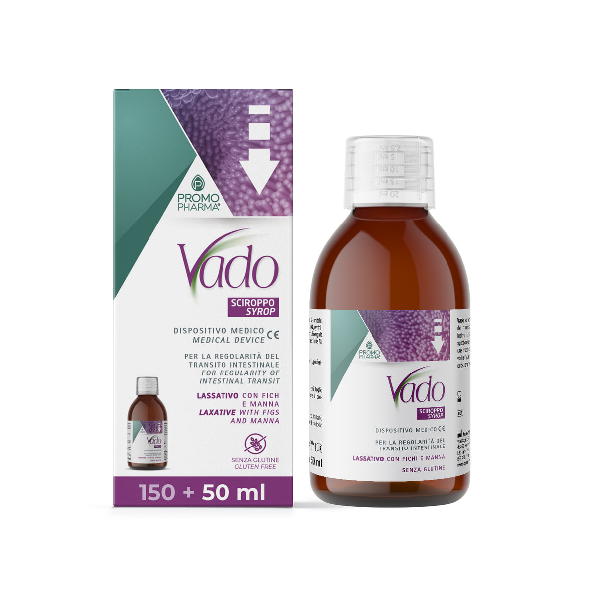 Vado Sciroppo Dispositivo Medico - Flacone 150+50 ml