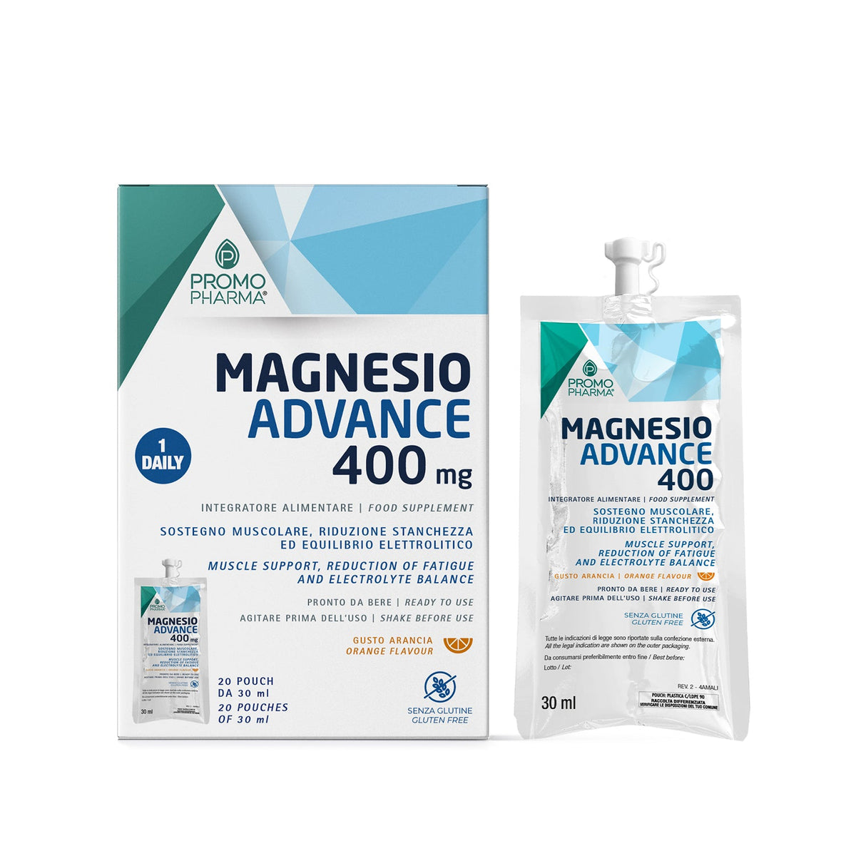 Magnesio Advance 400 mg - 20 Pouch