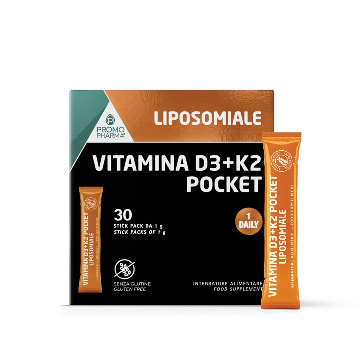 Vitamina D3 + K2 Pocket Liposomiale